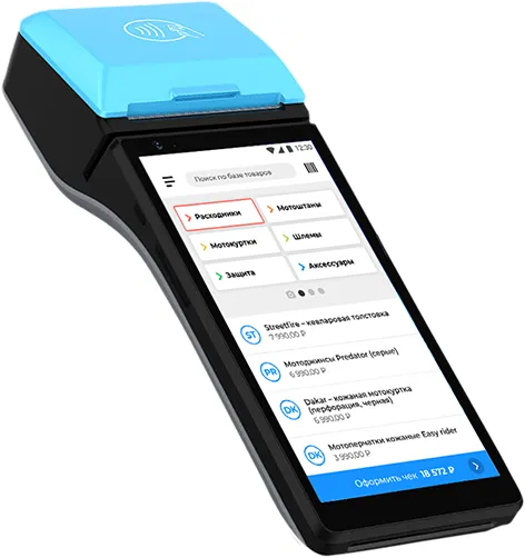 картинка Смарт-терминал aQsi 6Ф с эквайрингом без ФН ФФД 1.2 магазин ККМ.ЦЕНТР являющийся официальным дистрибьютором в России