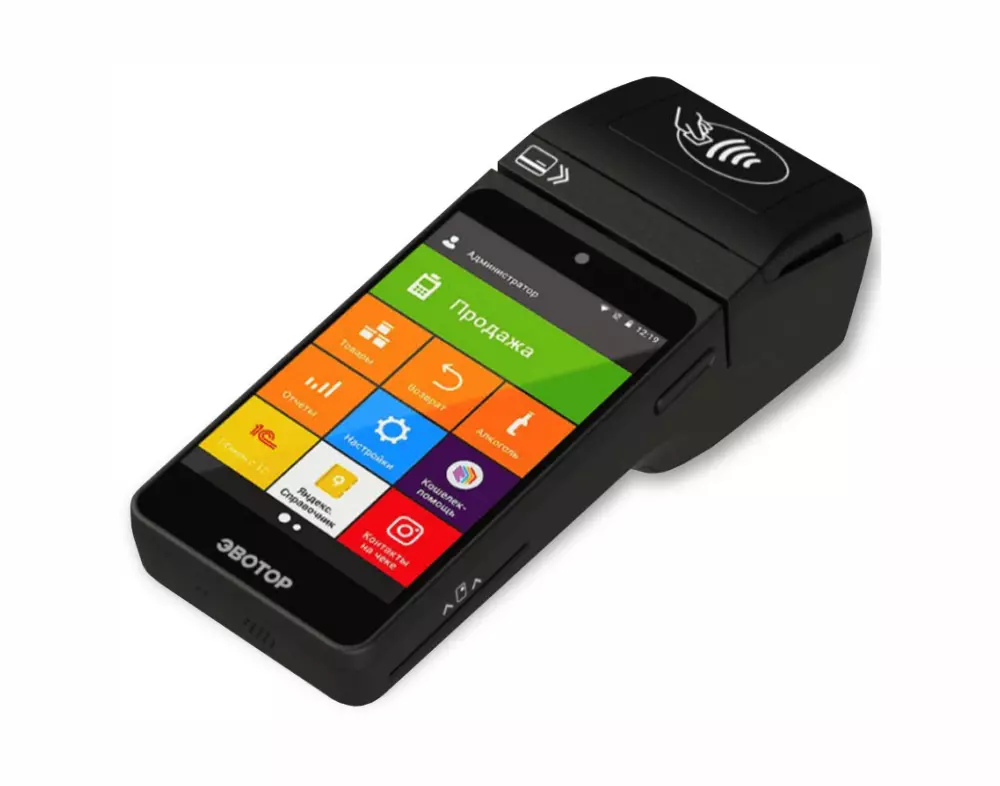 картинка Эвотор 5i магазин ККМ.ЦЕНТР являющийся официальным дистрибьютором в России