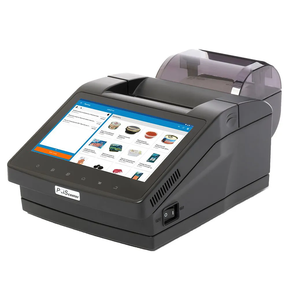 картинка Смарт-терминал ККТ "POScenter-A7L-Ф" (ПО 1C Мобильная Касса (демо версия), ПО Бифит.Касса) без ФН магазин ККМ.ЦЕНТР являющийся официальным дистрибьютором в России